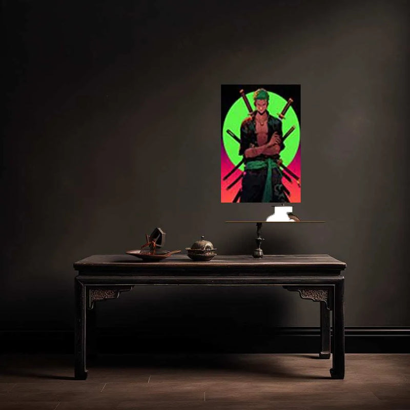 zoro metal poster - TURTLEWINGS 