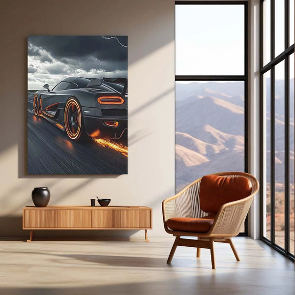 Car Metal Poster | Koenigsegg Agera Metal Poster – Luxury Hypercar Wall Art01