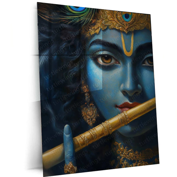 Krishna Art Metal Poster 3 - TURTLEWINGS 