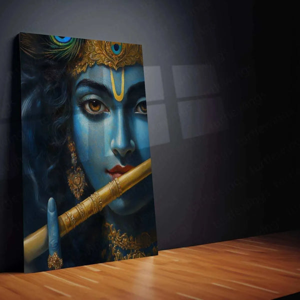 Krishna Art Metal Poster 3 - TURTLEWINGS 