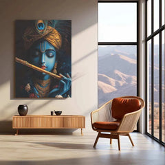 Krishna Art Metal Poster - TURTLEWINGS 