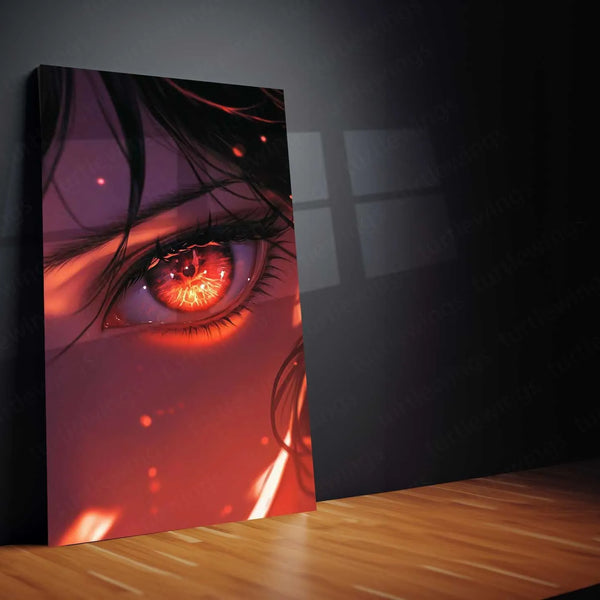 Anime Metal Poster | Anime Girl Metal Poster | Elegant Waifu Wall Art | Aesthetic Japanese-Inspired Decor - TURTLEWINGS 