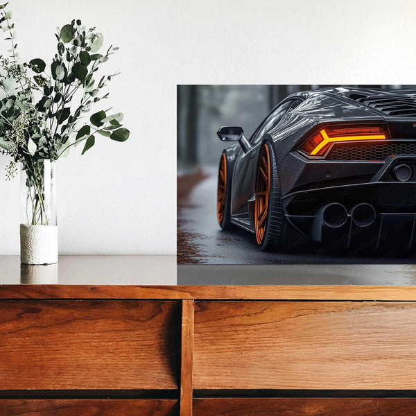 Lamborghini Neon LED Metal Frame â Luxury Car Wall Art - TURTLEWINGS 
