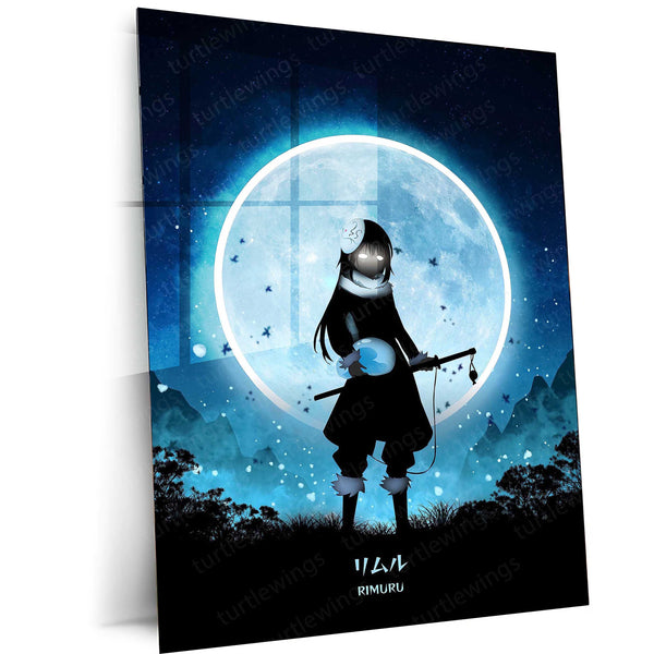 Rimuru Tempest Landscape Metal Poster | Tensura Anime Wall Frame