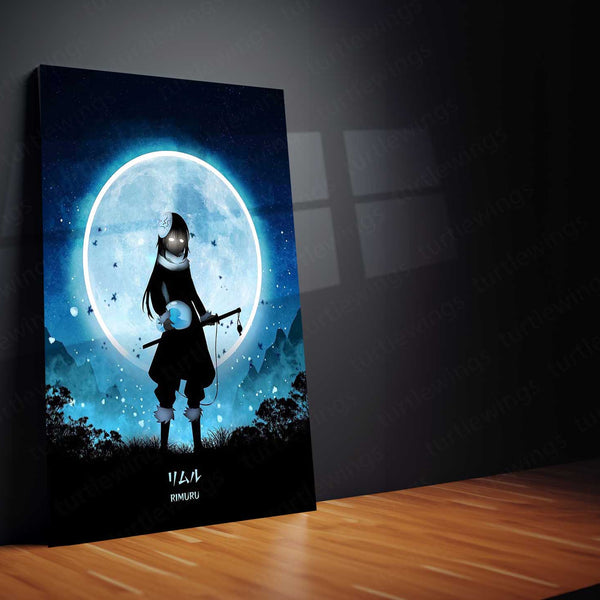Rimuru Tempest Landscape Metal Poster | Tensura Anime Wall Frame