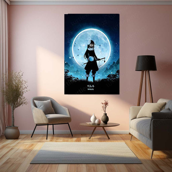 Rimuru Tempest Landscape Metal Poster | Tensura Anime Wall Frame