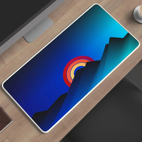 rainbow abstract deskmat - TURTLEWINGS 