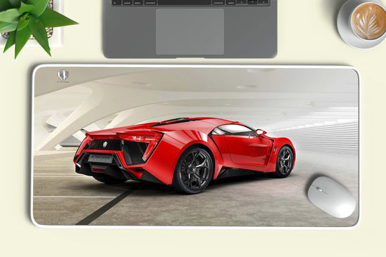 Lykan Hypersport racing car deskmat