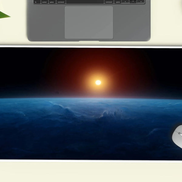 Space abstract art deskmat - TURTLEWINGS 