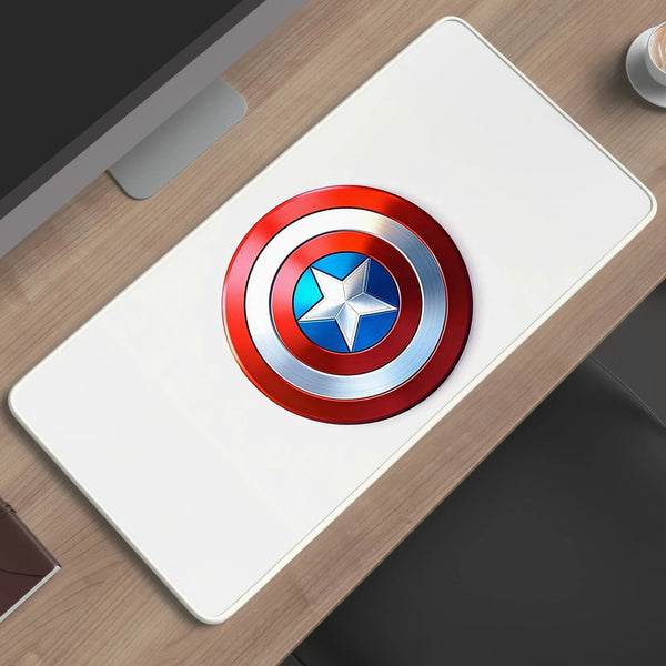 Captain America's shield (marvel) deskmat - TURTLEWINGS 
