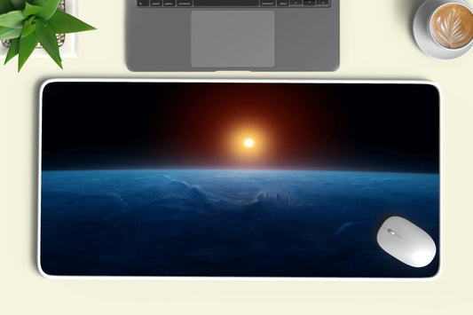 Space abstract art deskmat