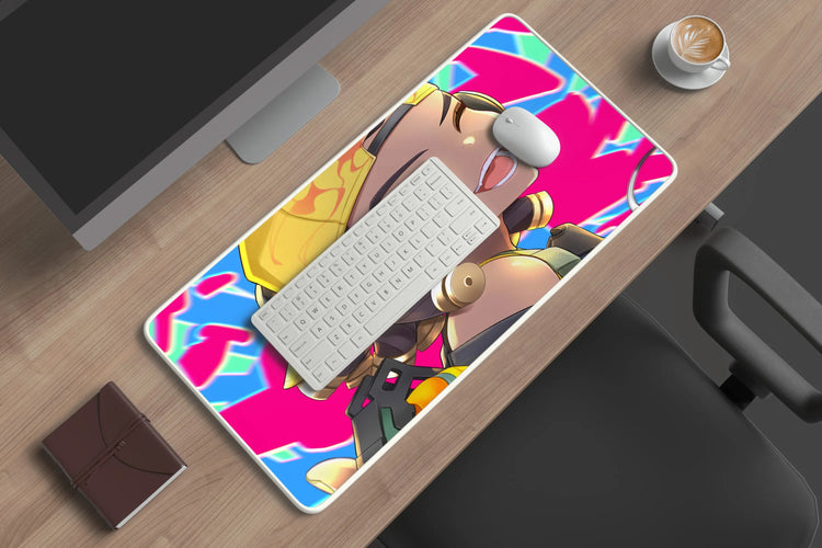 Raze (Valorant) gaming deskmat