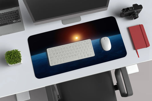 Space abstract art deskmat