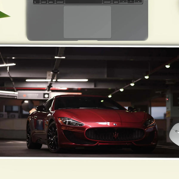 Maserati GranTurismo racing car deskmat - TURTLEWINGS 