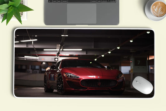 Maserati GranTurismo racing car deskmat
