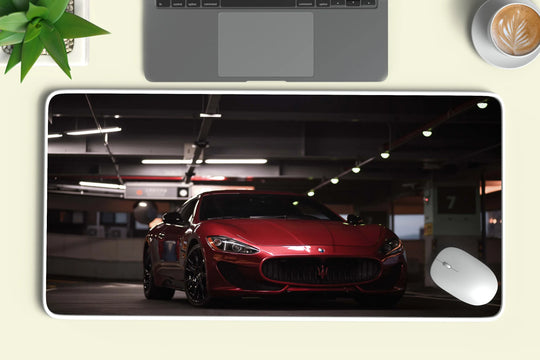 Maserati GranTurismo racing car deskmat