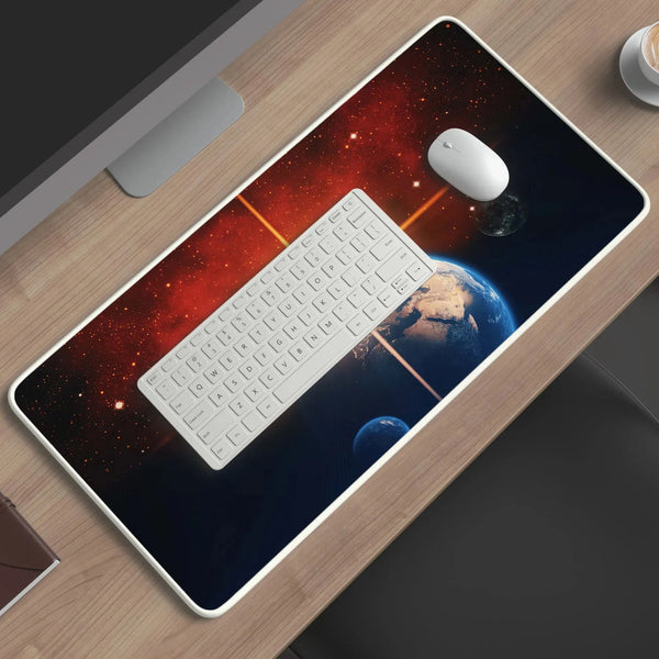 Solar System abstract deskmat - TURTLEWINGS 