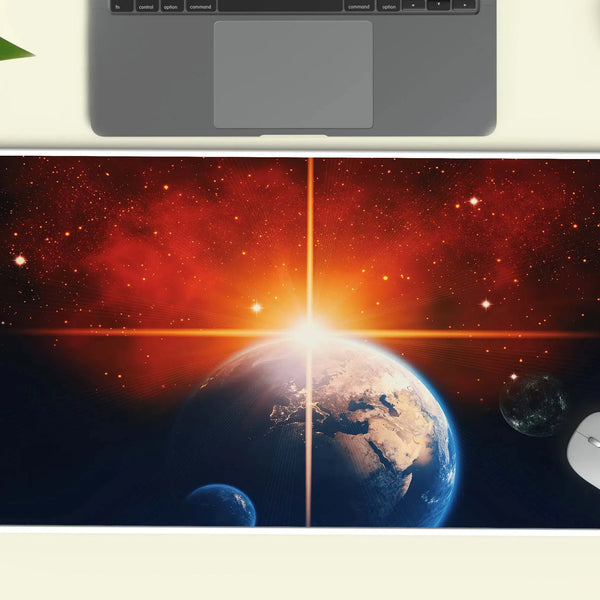 Solar System abstract deskmat - TURTLEWINGS 