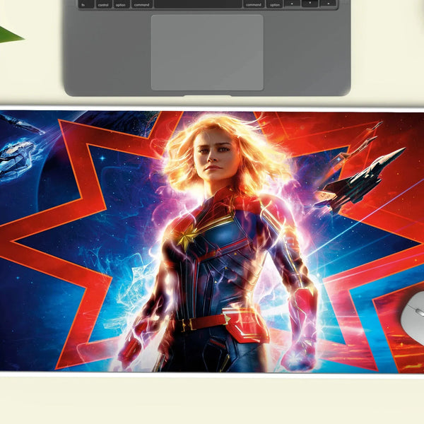 Captain Marvel deskmat - TURTLEWINGS 