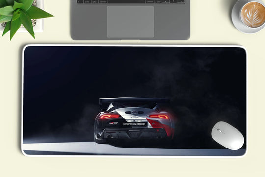 Toyota Supra racing car deskmat