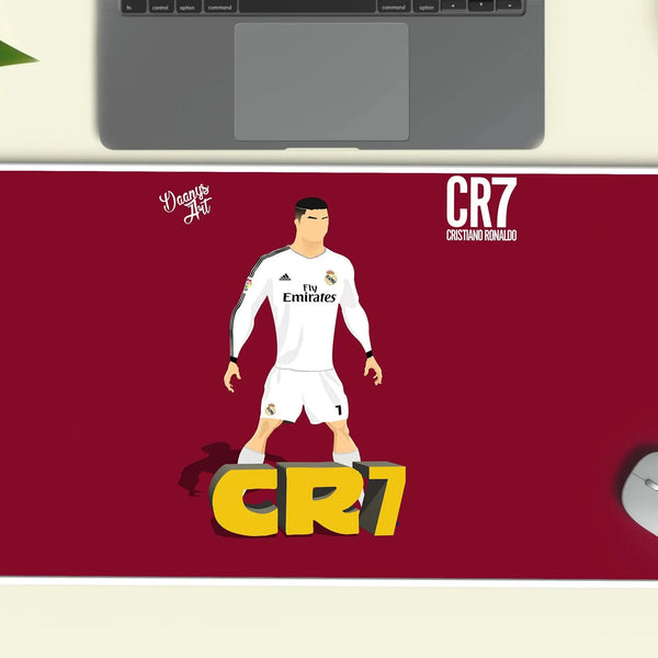 cristiano ronaldo footballer deskmat - TURTLEWINGS 