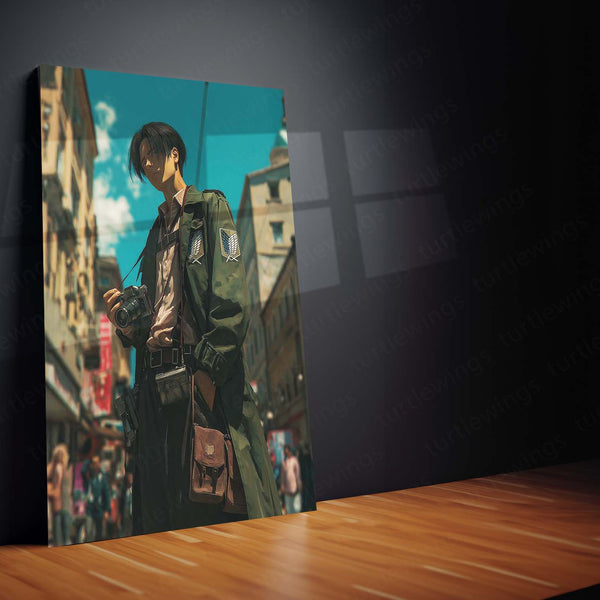 Levi on the Streets – Attack on Titan Urban Anime Metal Frame - TURTLEWINGS 