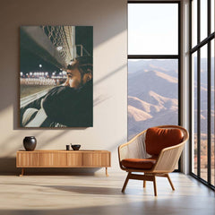 Lewis Hamilton Metal Frame | Formula 1 Legend Wall Art 02 - TURTLEWINGS 