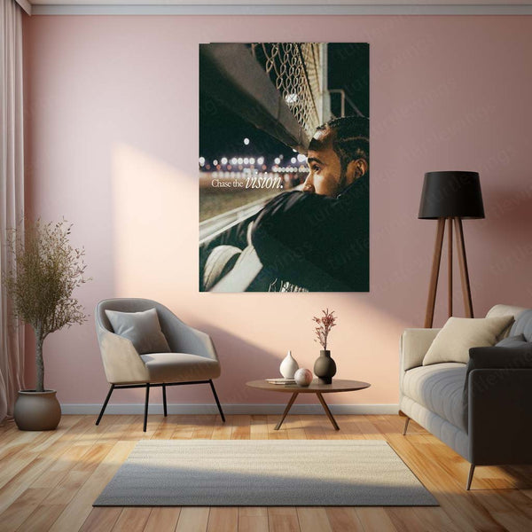 Lewis Hamilton Metal Frame | Formula 1 Legend Wall Art 02 - TURTLEWINGS 