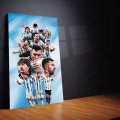 Lionel Messi Metal Frame – Legendary Football Wall Art 2 - TURTLEWINGS 