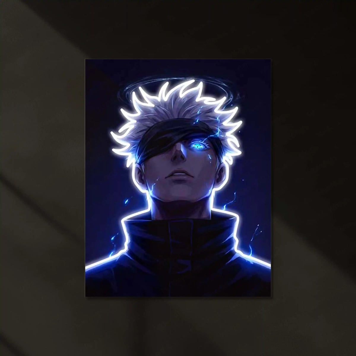 Gojo Light Frame Gojo Satoru Neon LED Frame | Jujutsu Kaisen Anime Wall Art | Infinity ...