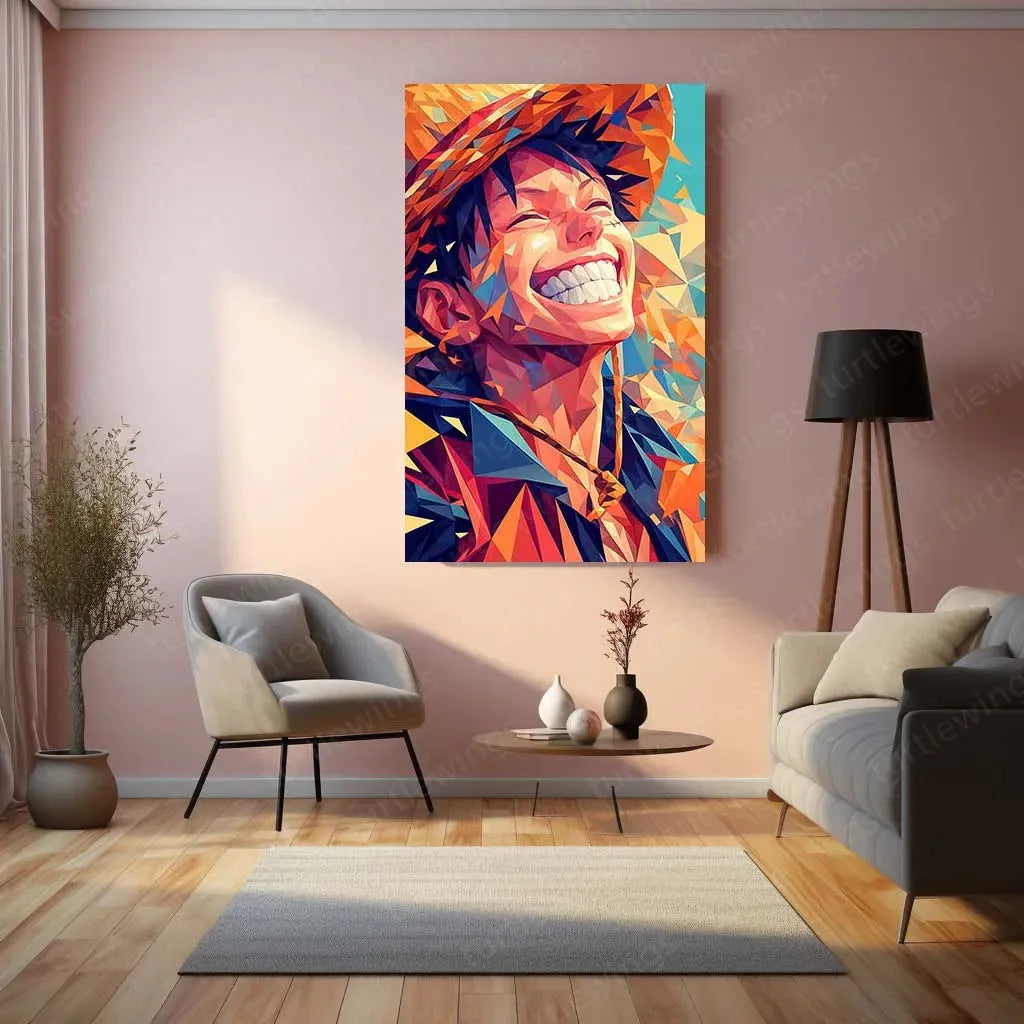 Monkey D. Luffy Gear 4 – One Piece Anime Metal Frame | TURTLEWINGS