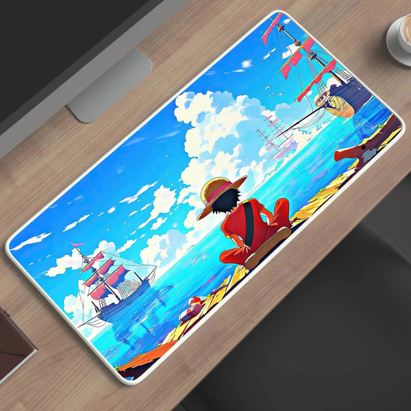 luffy one piece anime deskmat