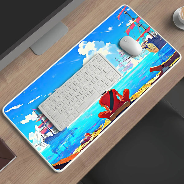 luffy one piece anime deskmat