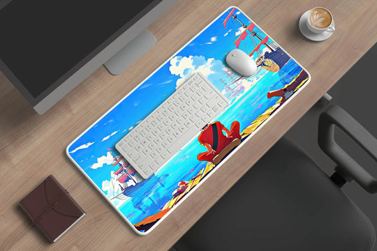 luffy one piece anime deskmat