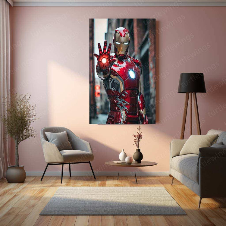 RM of BTS as Iron Man – Realistic Metal Poster by Luvdaddy - TURTLEWINGS 