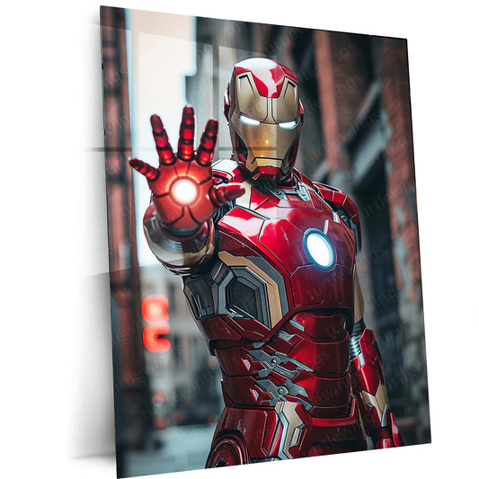 RM of BTS as Iron Man – Realistic Metal Poster by Luvdaddy - TURTLEWINGS 