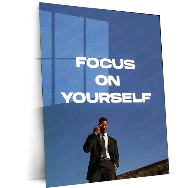 Motivational Quotes Metal Frames | Daily Success Mindset Decor 09 - TURTLEWINGS 
