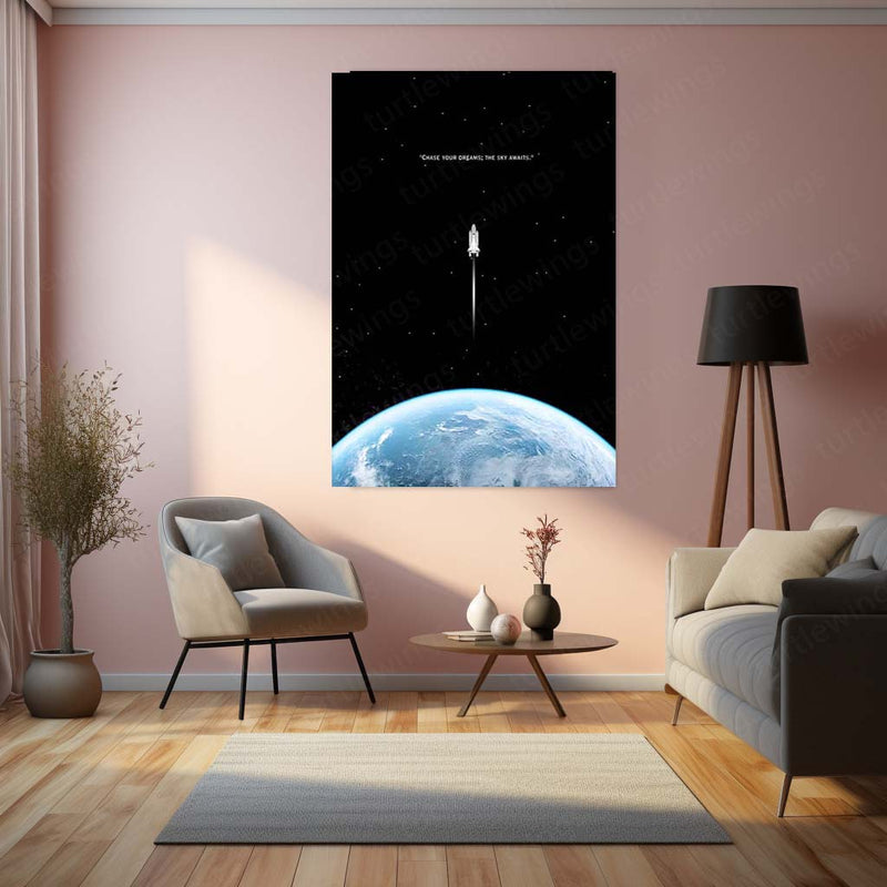 Motivational Quotes Metal Frames | Daily Success Mindset Decor 12 - TURTLEWINGS 