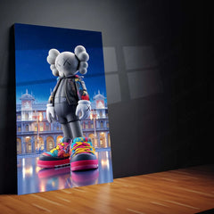 KAWS-Inspired Mouse Character Metal Poster | Street Pop Art Wall Decor | Designer Toy Aesthetic - TURTLEWINGS 