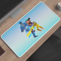 M S Dhoni  Deskmat – Mouse Pad for Office & Gaming | Smooth Surface, Non-Slip Base, Premium Print 01