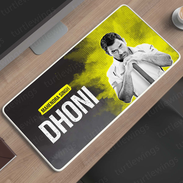 M S Dhoni  Deskmat – Mouse Pad for Office & Gaming | Smooth Surface, Non-Slip Base, Premium Print 02