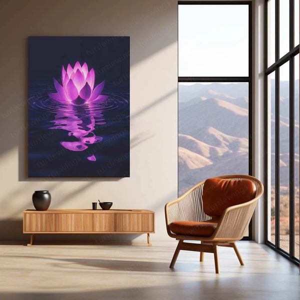 Vastu Collection - Lotus Metal Frames for Prosperity and Harmony 2 - TURTLEWINGS 