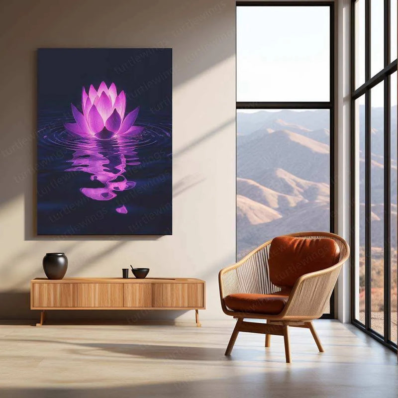 Vastu Collection - Lotus Metal Frames for Prosperity and Harmony 2 - TURTLEWINGS 