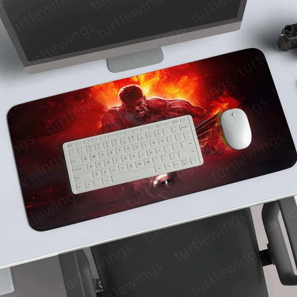 Marvel Legends Red Hulk & Captain America in Action Deskmat - TURTLEWINGS 