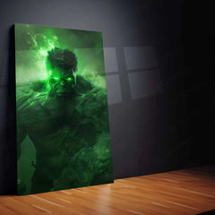 Hulk – Green Aura Power Metal Poster - TURTLEWINGS 