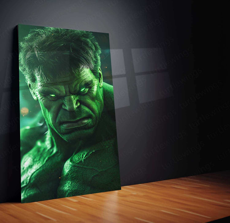 Hulk – Green Aura Power Metal Poster 2 - TURTLEWINGS 