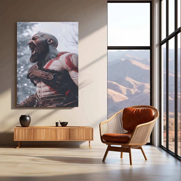 Kratos – Rage Unleashed Metal Poster - TURTLEWINGS 
