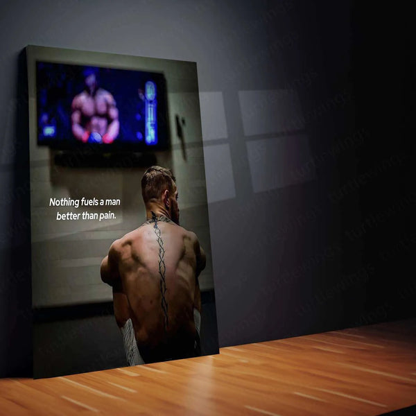 Conor McGregor Quote Metal Poster | Motivational UFC Wall Art | Fight Mindset Decor - TURTLEWINGS 
