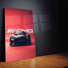 Mercedes-AMG Metal Poster – Luxury Performance Car Wall Art - TURTLEWINGS 