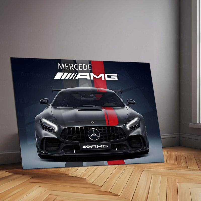 Mercedes-AMG GT Black Series LED Neon Metal Frame | High-Performance Sports Car Wall Light | Premium LED Metal Artwork